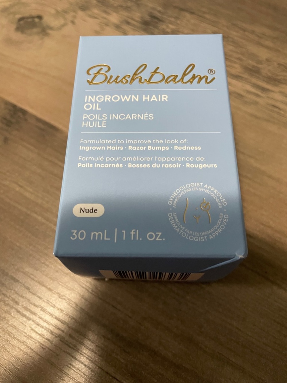 BushBalm Nude Ingrown Hair Oil - 30 mL